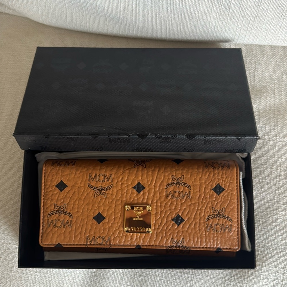 MCM Three Fold Large Wallet